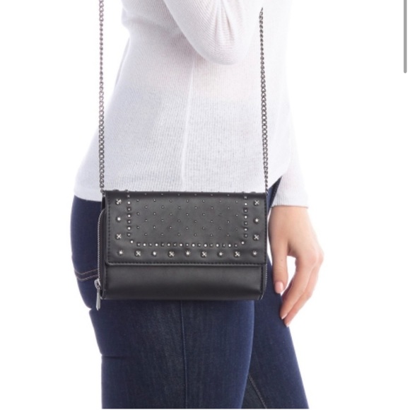 Sam Edelman Bartlett Studded Chain Wallet/Purse NWT - Picture 5 of 7